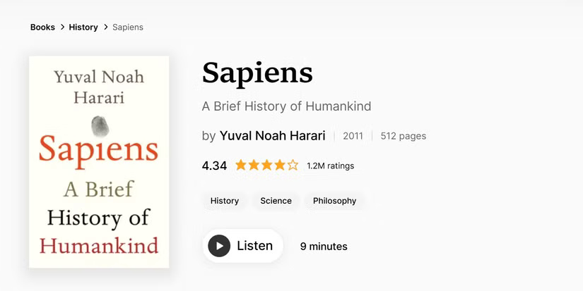 8 book summary apps to help you read less, but learn more Picture 5