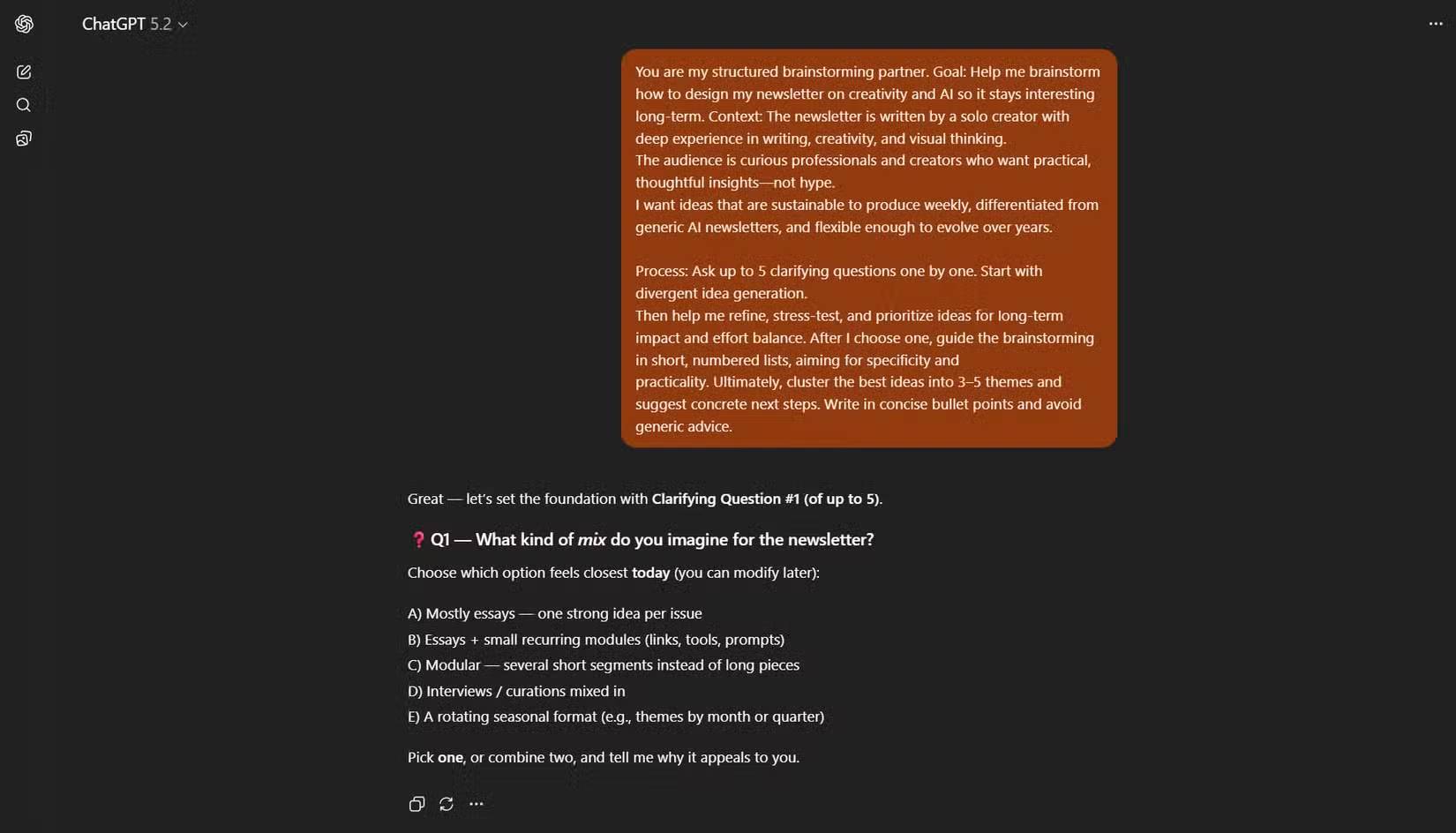 8 ChatGPT prompts to make brainstorming more effective. Picture 1