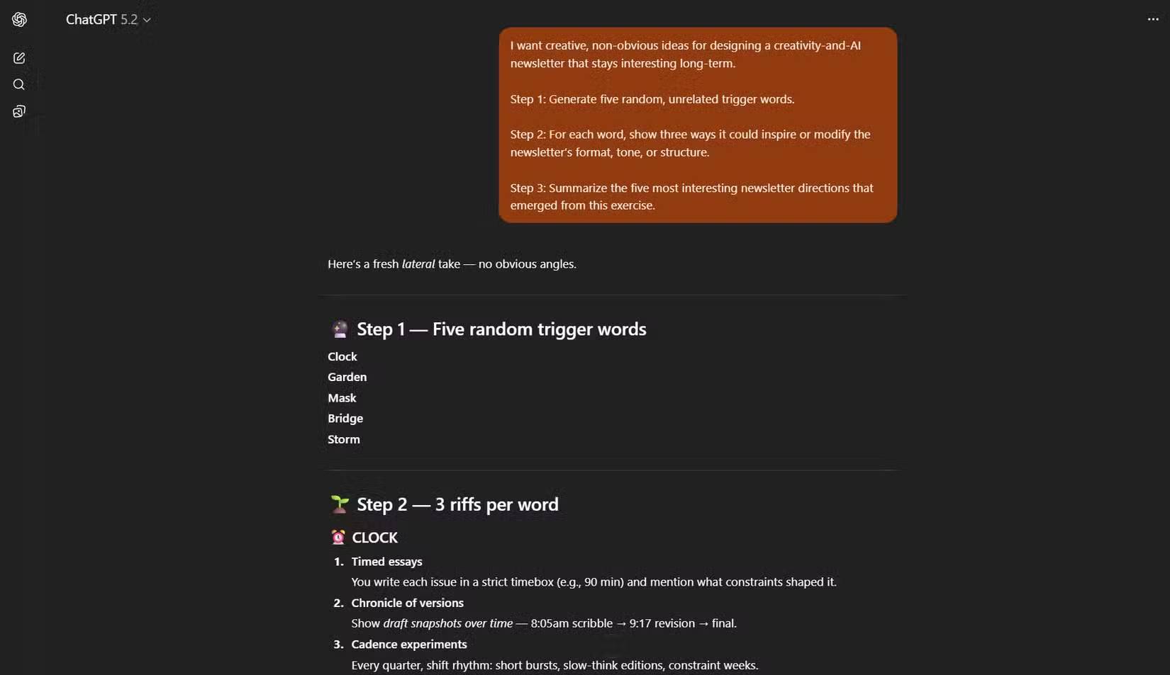 8 ChatGPT prompts to make brainstorming more effective. Picture 4