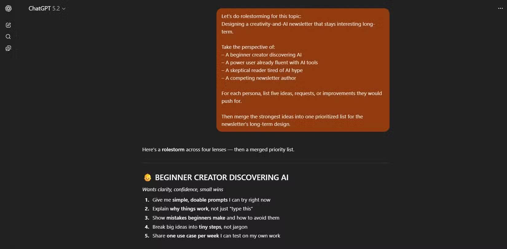 8 ChatGPT prompts to make brainstorming more effective. Picture 7