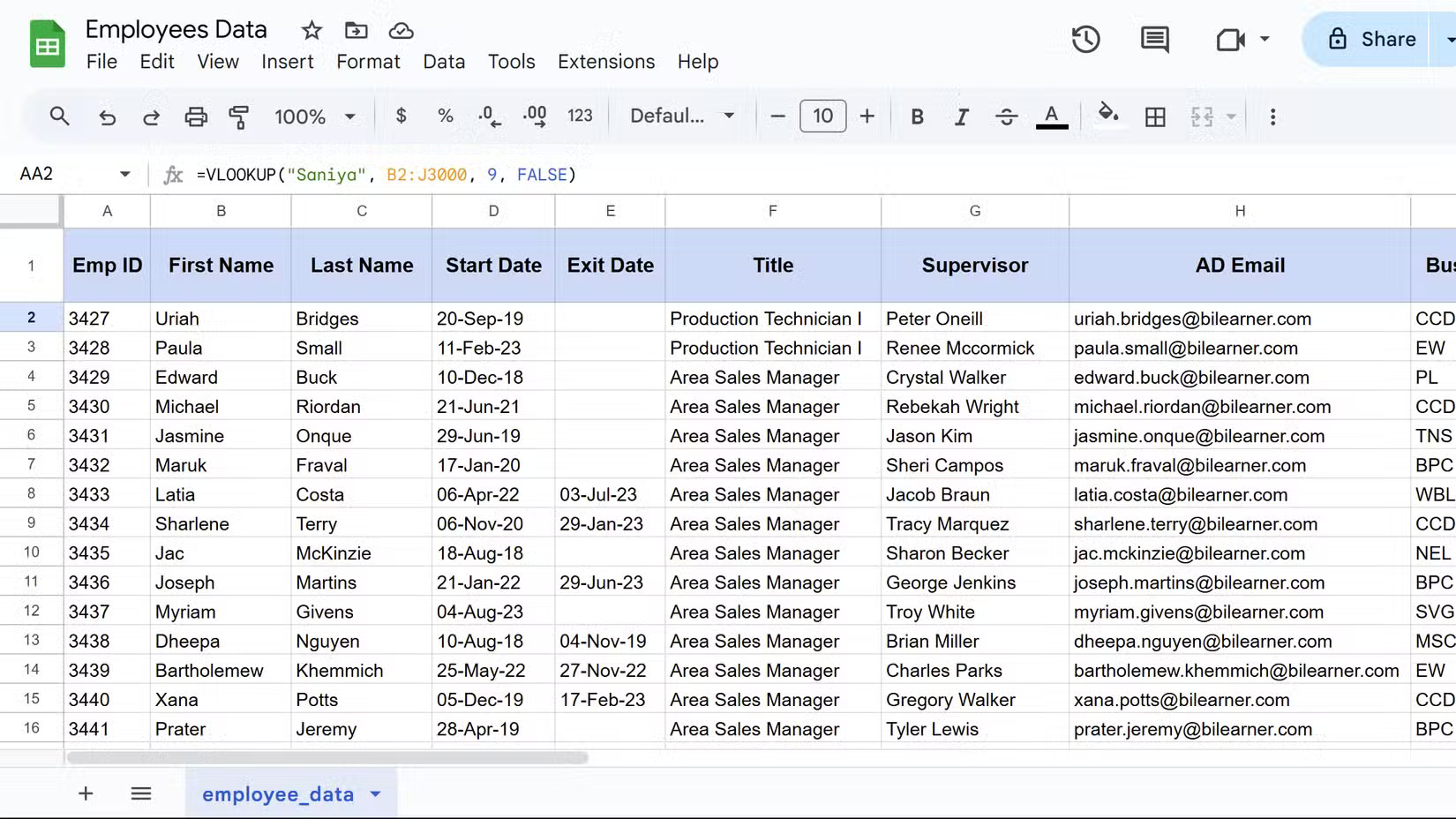 8 Google Sheets Formulas That Make Work So Much Easier Picture 1