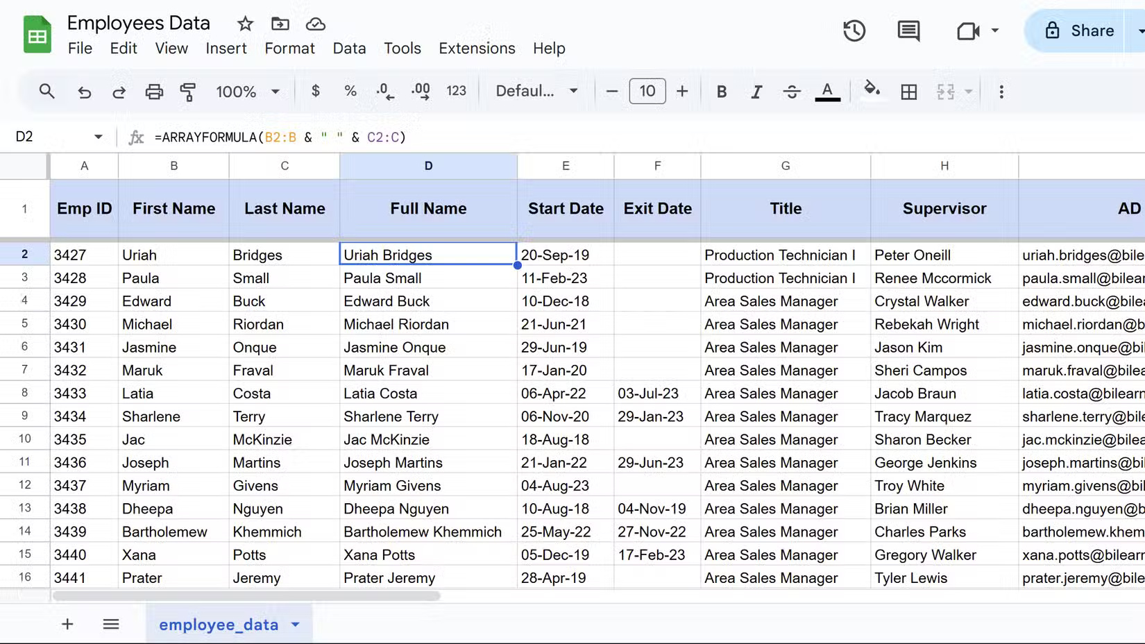 8 Google Sheets Formulas That Make Work So Much Easier Picture 5