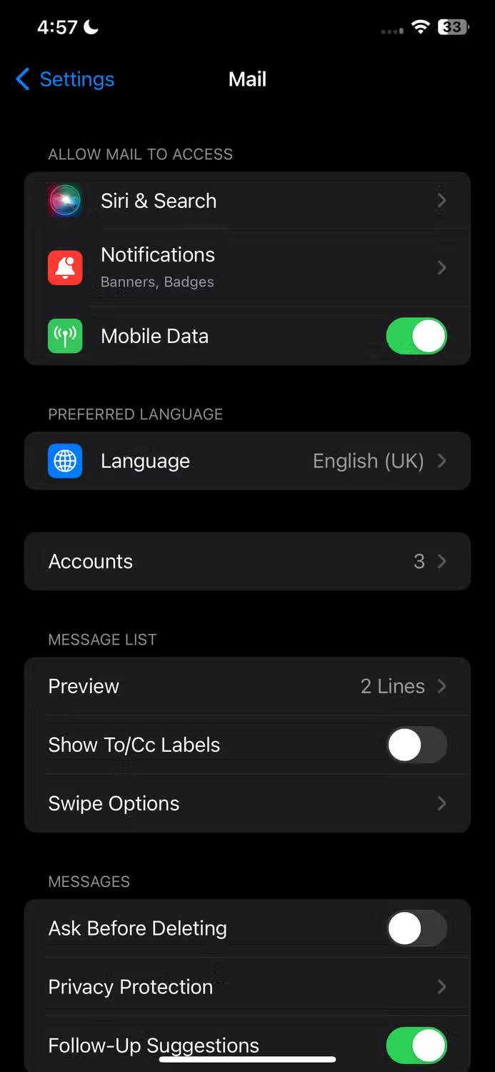 8 Mail Settings on iPhone You Should Change Now Picture 2
