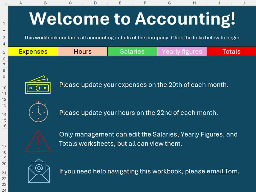 8 Excel Spreadsheet Tips for Teams Picture 1