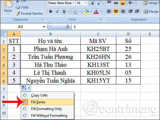 8 ways to number Excel numbers, number Excel numbers with text Picture 18