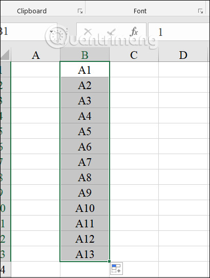 8 ways to number Excel numbers, number Excel numbers with text Picture 22