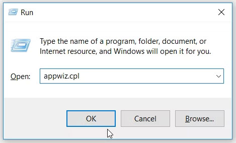 8 ways to open Programs and Features tool on Windows Picture 1
