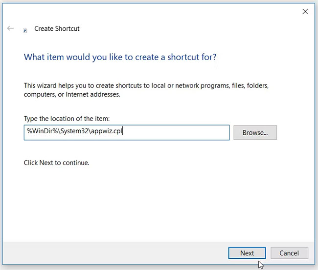 8 ways to open Programs and Features tool on Windows Picture 5