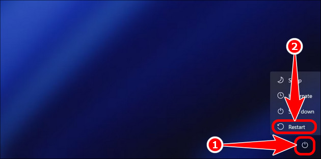 8 Ways to Restart a Windows computer, restart when it crashes or freezes Picture 11