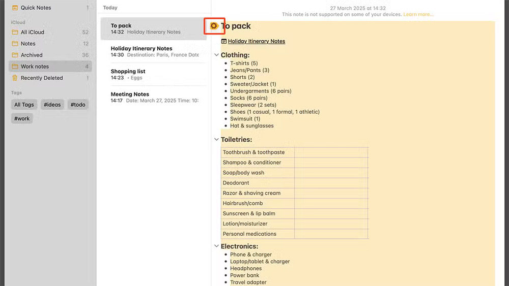 9 Quick Note Handling Tips for Apple Notes on Mac Picture 7