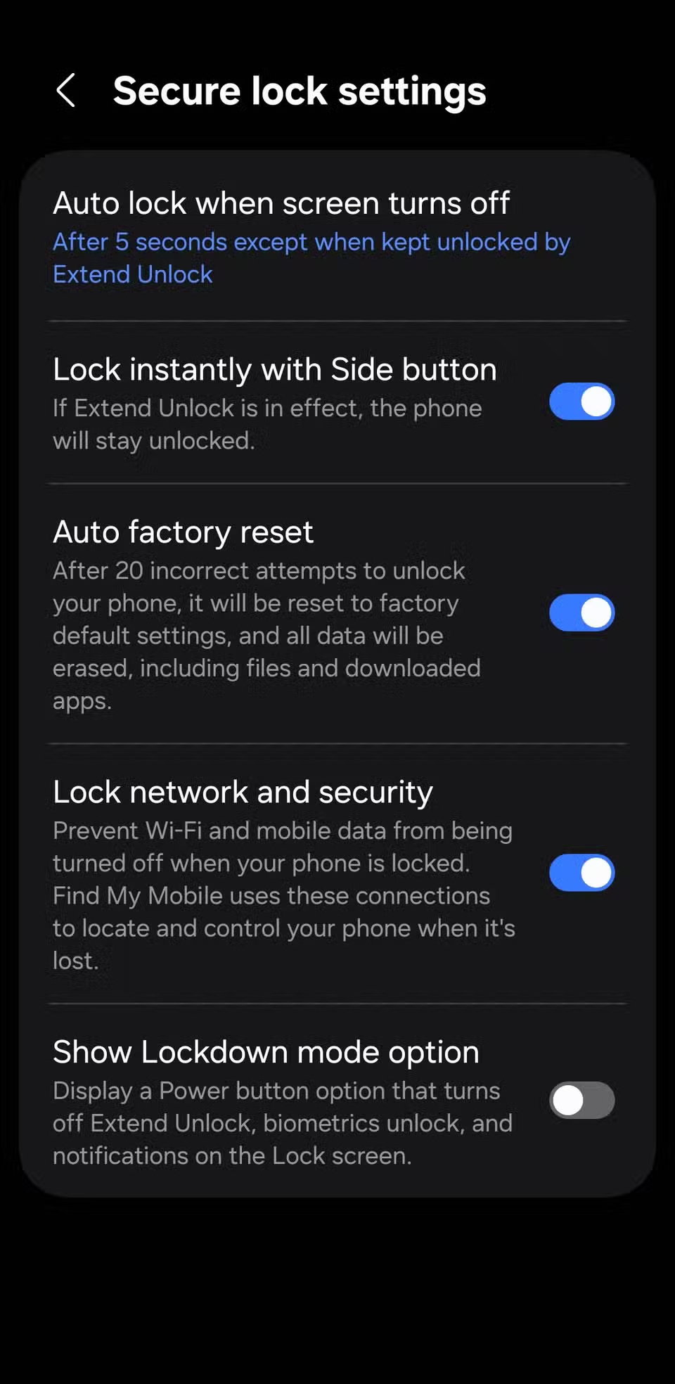 9 Android Phone Lock Screen Security Settings Picture 12