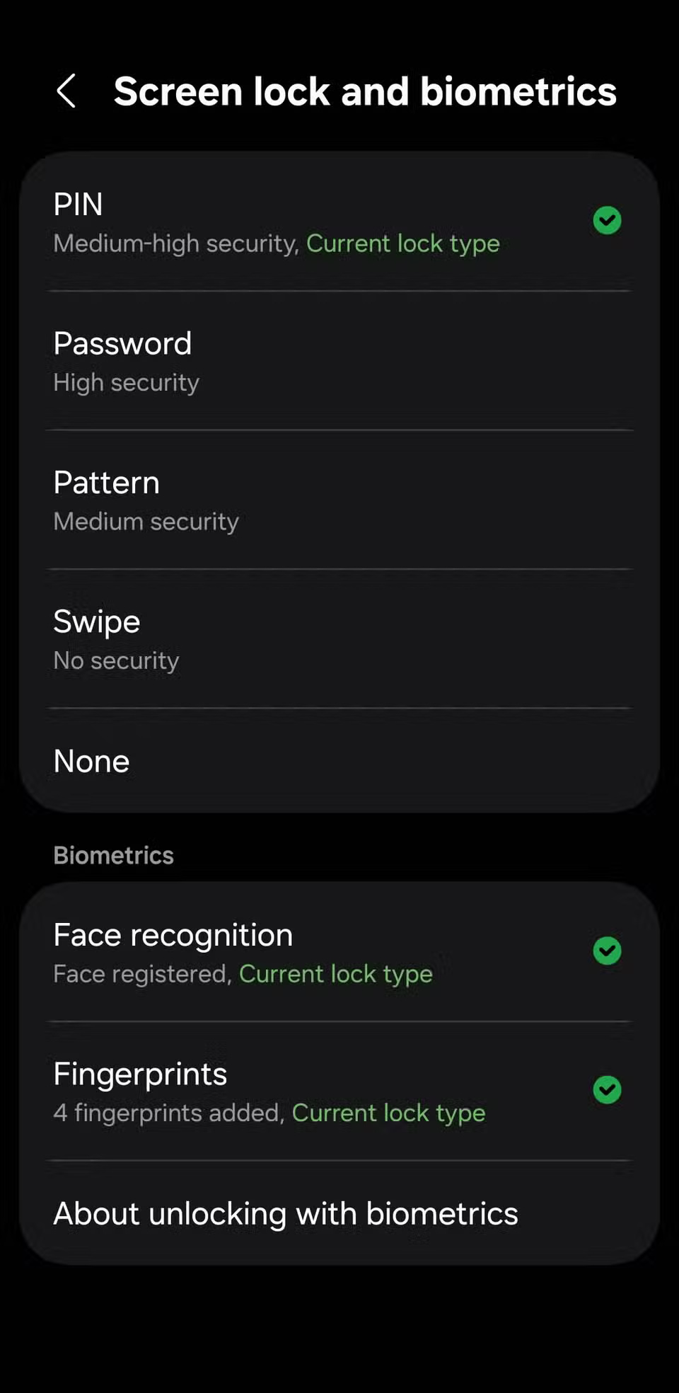 9 Android Phone Lock Screen Security Settings Picture 3