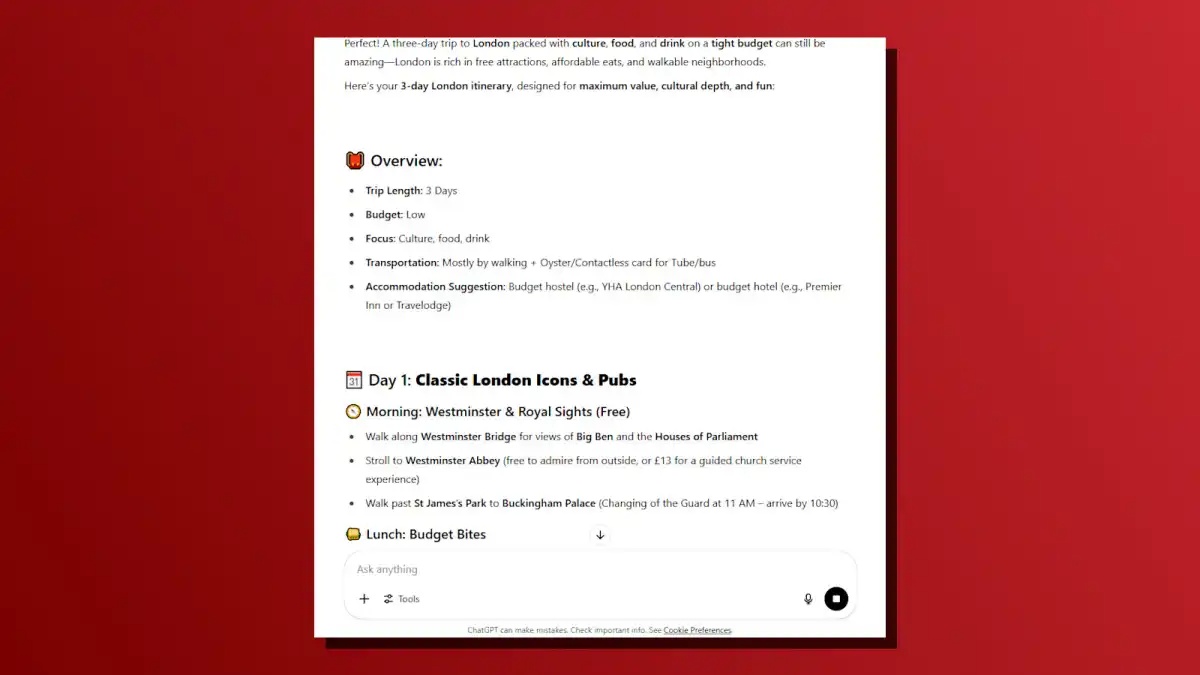 9 Simple Tasks ChatGPT Can Handle in Seconds, Saving You Hours Picture 2