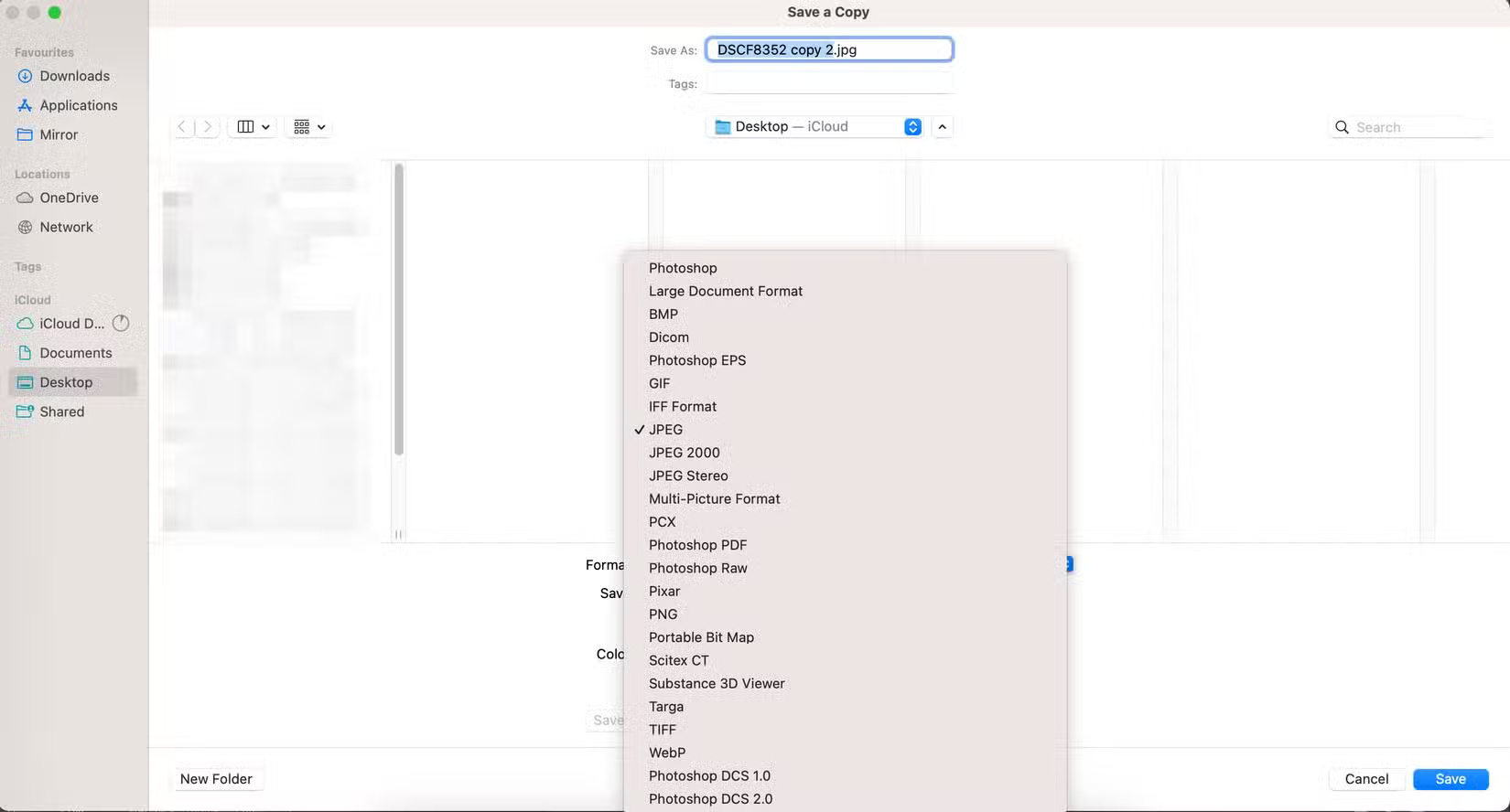 9 ways to fix the error of not being able to save files as JPEG or PNG in Photoshop Picture 10