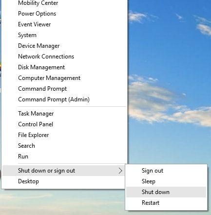 Picture 3 of A compilation of the fastest ways to shut down Windows 10.