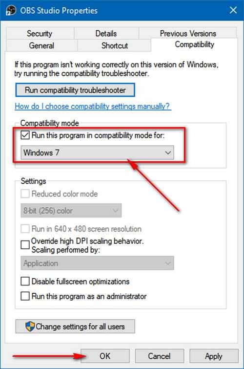 Picture 4 of A comprehensive guide on how to fix black screen or black display issues when recording videos with OBS.