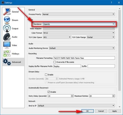 Picture 7 of A comprehensive guide on how to fix black screen or black display issues when recording videos with OBS.