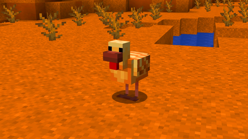 A comprehensive guide to the different Chicken variations in Minecraft and how to find them. Picture 1