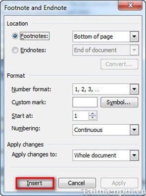 Picture 13 of A guide to creating footnotes in Word quickly and easily.