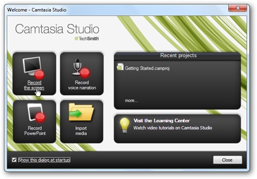 Picture 1 of A guide to using Camtasia Studio, shooting and editing videos.