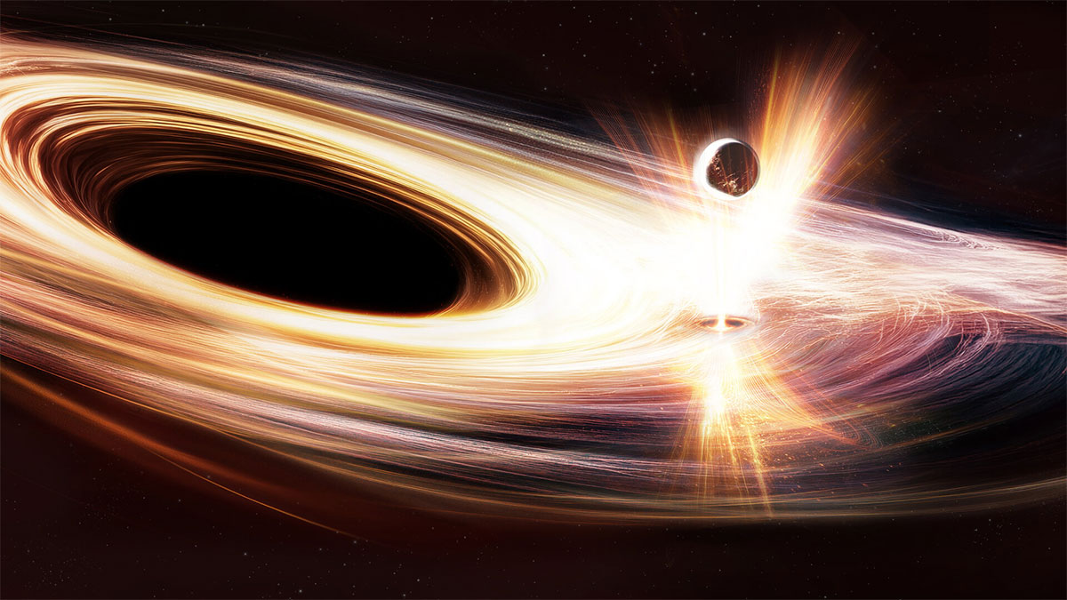 A 'hungry' black hole has just woken up and started swallowing surrounding matter Picture 1