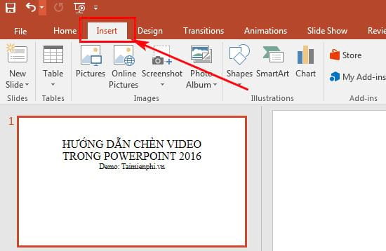 images 1 of A quick guide to inserting videos into PowerPoint 2016.