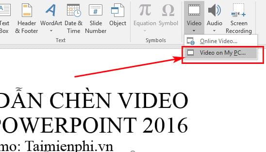 images 6 of A quick guide to inserting videos into PowerPoint 2016.