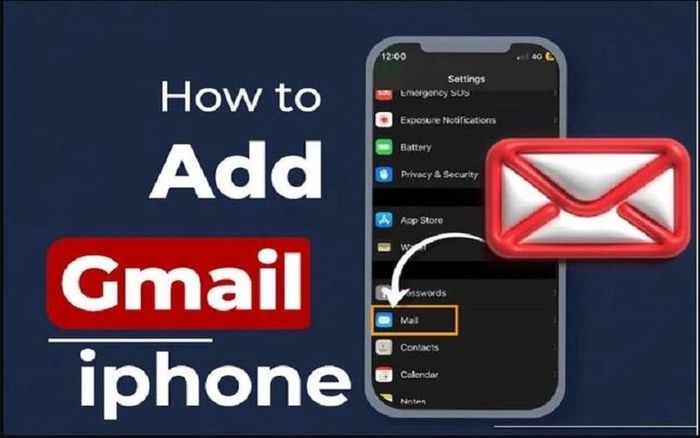 A simple way to add a Gmail account on iPhone that you may not know Picture 1