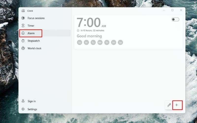 images 1 of A super simple guide on how to set an alarm on your Windows 10 or 11 computer.