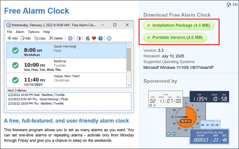 images 3 of A super simple guide on how to set an alarm on your Windows 10 or 11 computer.