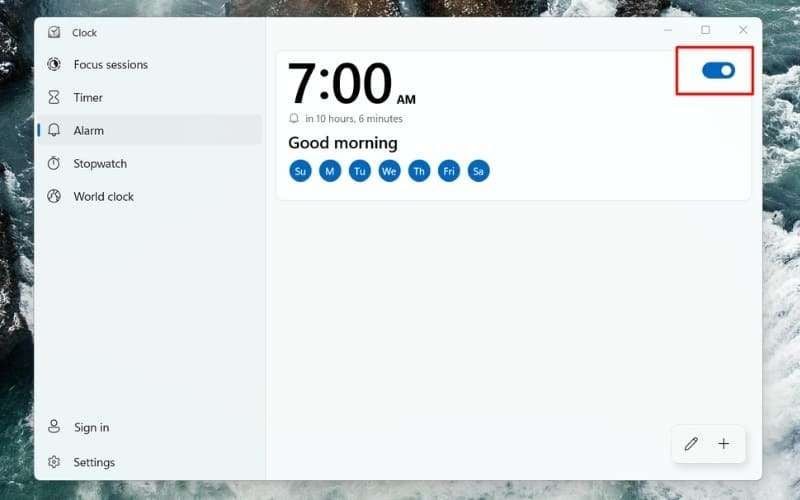 images 8 of A super simple guide on how to set an alarm on your Windows 10 or 11 computer.