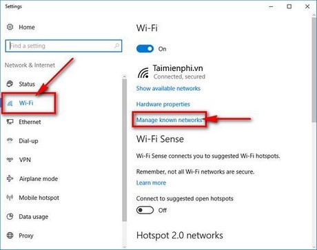 Picture 2 of Enable 'Metered Connection' control on Windows 10