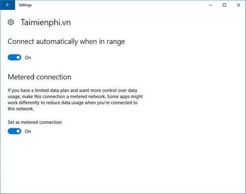 Picture 4 of Enable 'Metered Connection' control on Windows 10