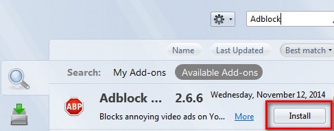 Picture 3 of Adblock - A tool to completely remove ads from your browser, making web browsing faster.
