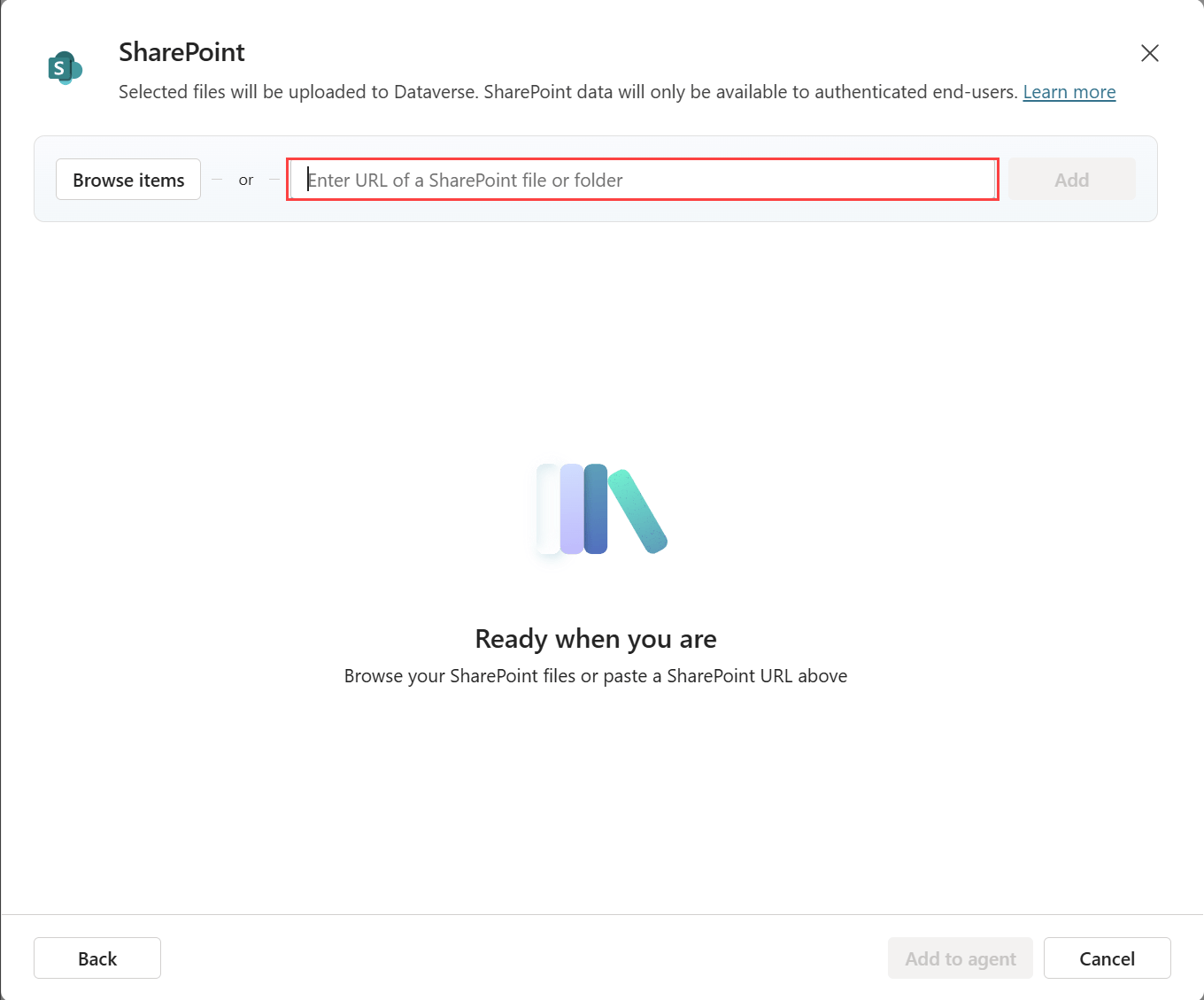 images 3 of Add SharePoint as a knowledge source for agents in Copilot Studio.