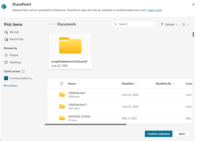 images 4 of Add SharePoint as a knowledge source for agents in Copilot Studio.