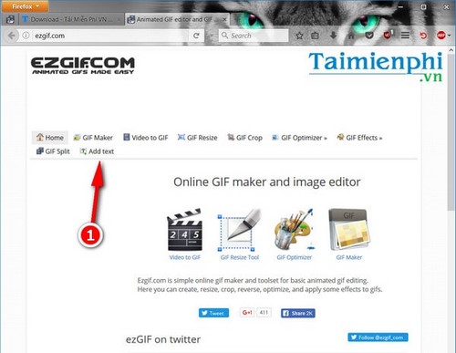 Picture 2 of Add text to GIF images, add text to animated images.