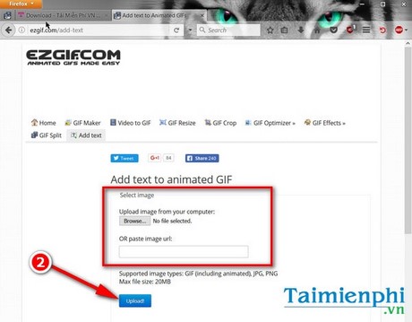 Picture 3 of Add text to GIF images, add text to animated images.