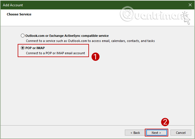 images 8 of Add your Gmail account to Outlook with POP.