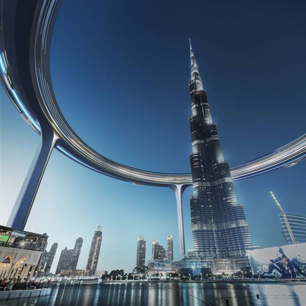 Admire Downtown Circle - the 'circular city' in the sky with a circumference of 3,000m surrounding the Burj Khalifa tower Picture 5