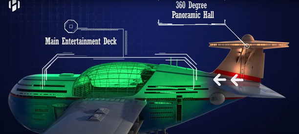 Admire the 'never landing' flying hotel powered by nuclear power Picture 5