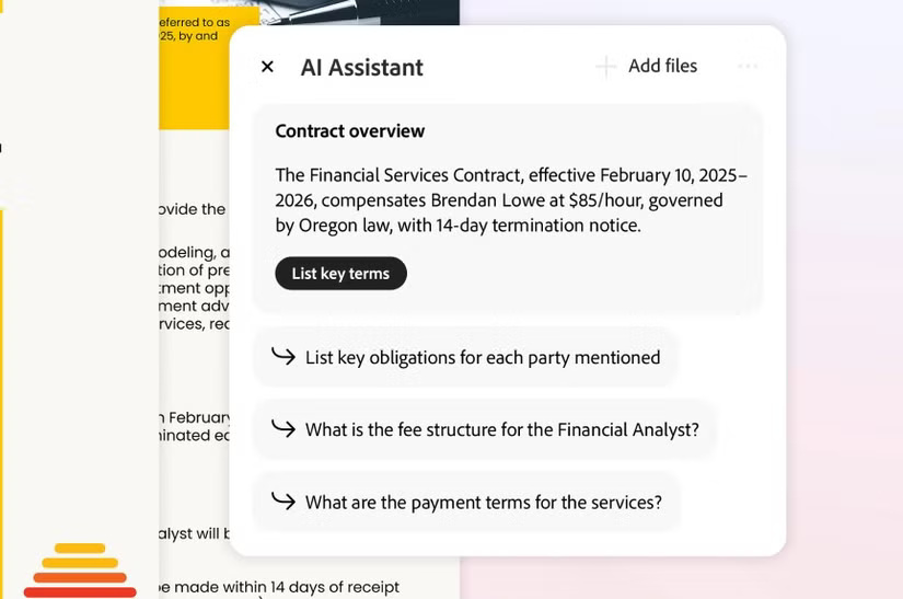 Adobe Acrobat Releases AI Feature That Reads Contracts for Users Picture 2