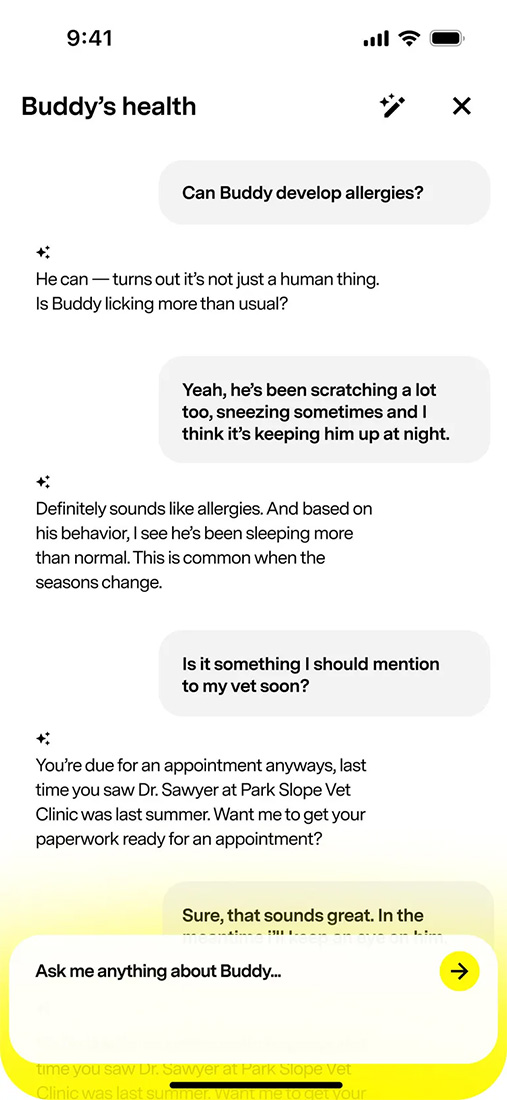 The first AI chatbot for monitoring pet health has appeared. Picture 1
