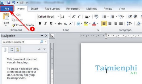 Alignment in Word 2010, beautiful alignment of Word 2010 documents Picture 1