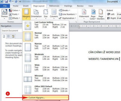 Alignment in Word 2010, beautiful alignment of Word 2010 documents Picture 6