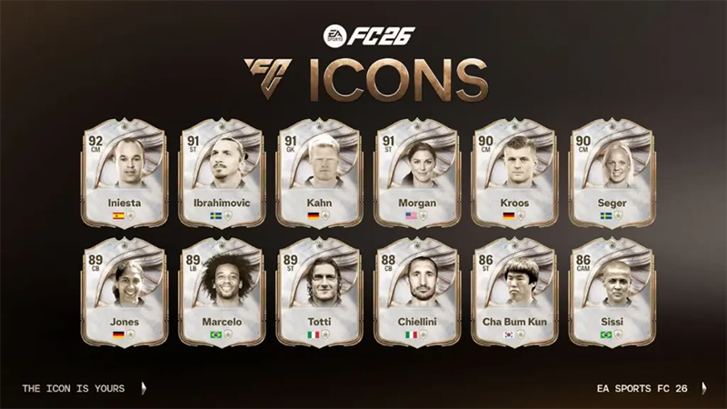 All ICONS in FC 26 Online Picture 1