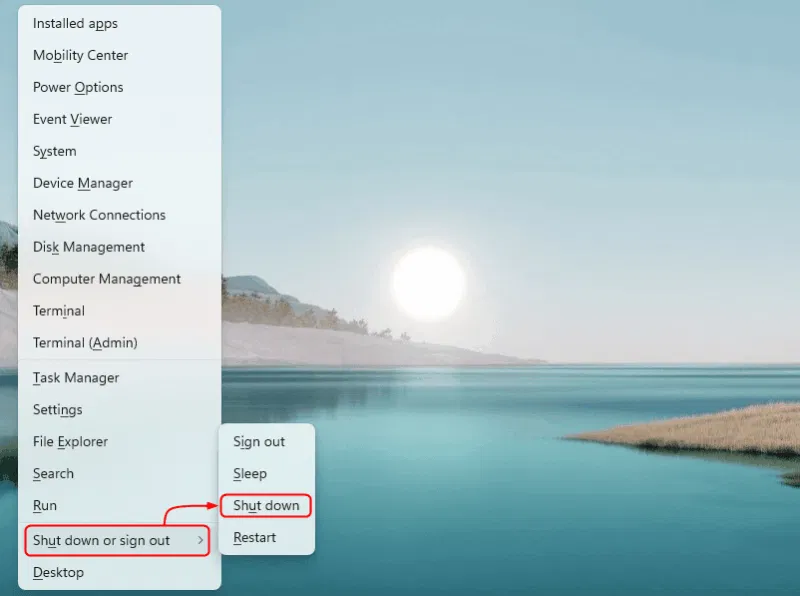 All the ways to shut down your Windows computer Picture 4