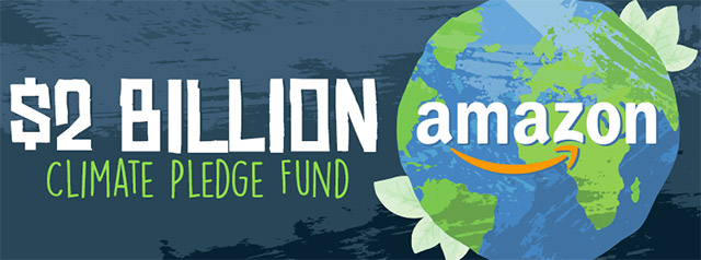 Amazon has launched a climate change investment fund, aiming to reduce greenhouse gas emissions to zero. Picture 1