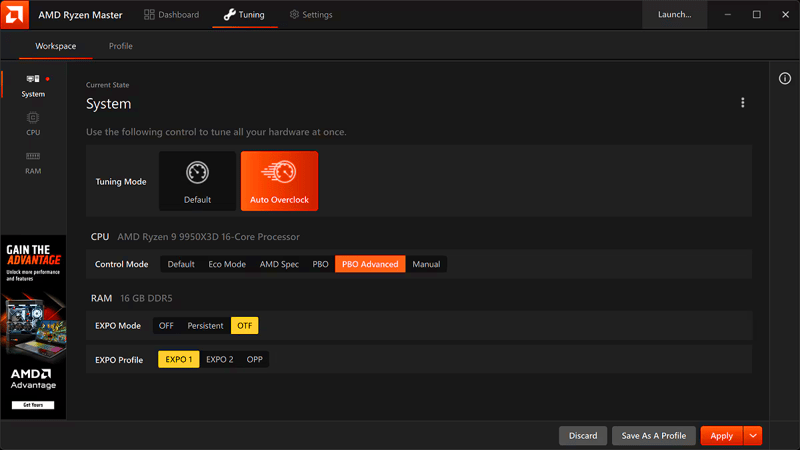 AMD Ryzen Master - Hardware Support Picture 1
