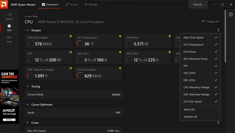AMD Ryzen Master - Hardware Support Picture 2